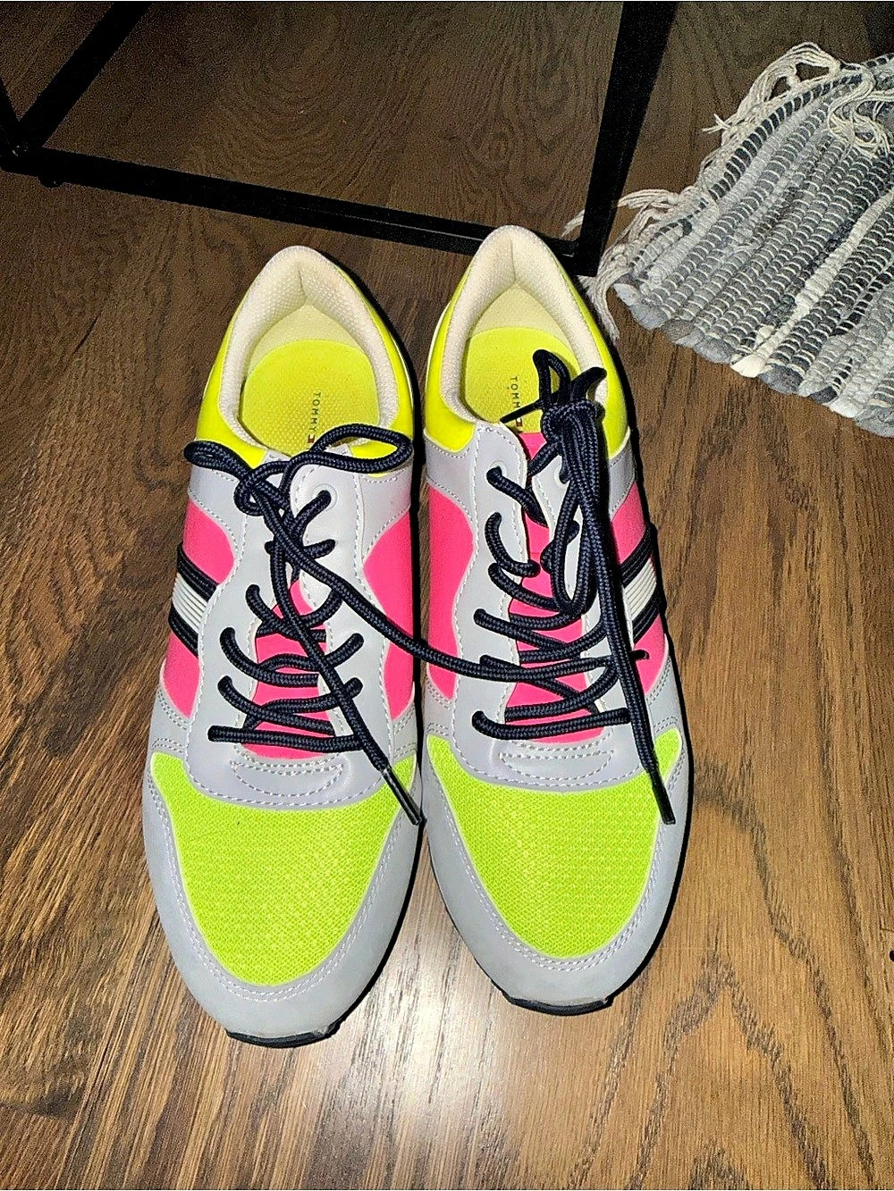 Tommy Hilfiger Liams Trainer Color Block Pink & Gray US 9.5 M